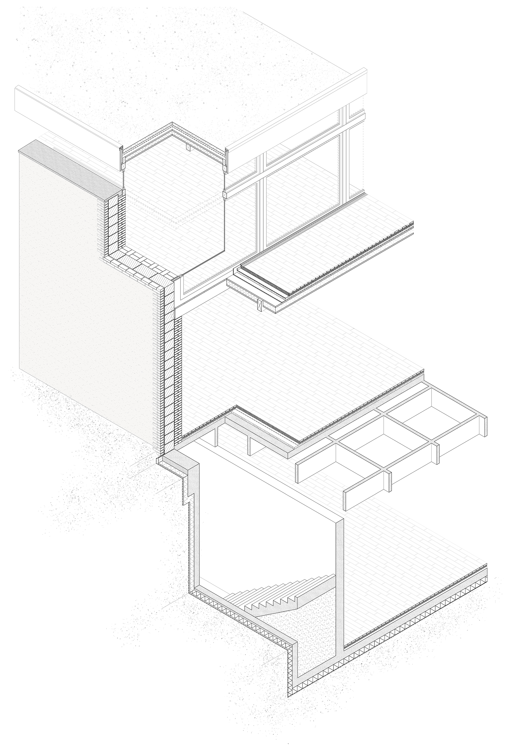 Erweiterung Zoo Basel, Konstruktionsaxonometrie